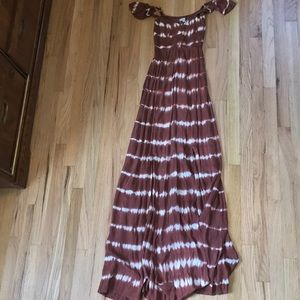 Tiare Hawaii - Cocoa brown maxi dress
